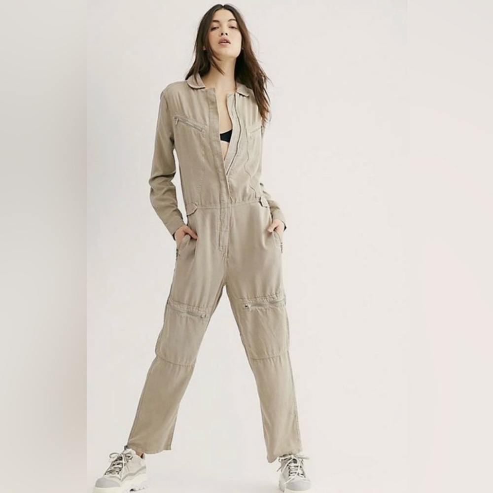 NWOT ETIENNE MARCEL AVIATOR JUMPSUIT - Picture 1 of 8